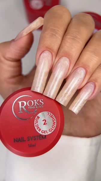 Гель Roks Builder Gel Glowshell 2, 15 мл RG02 фото