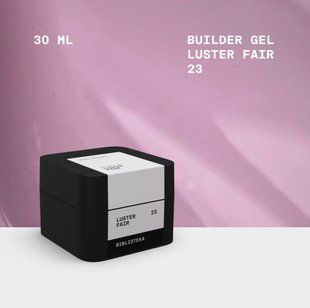 Гель BIBLIOTEKA Моделюючий гель Builder Gel № 23 LUSTER Fair - Світлий, чистий із шиммером, 30 мл 4821311003094 фото