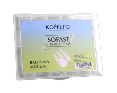 Komilfo SoFast Nail Forms Ballerina Medium, 240 шт 1681842982 фото