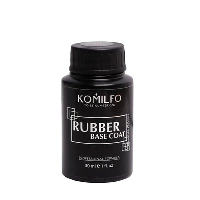 База Komilfo Rubber Base Coat — каучуковая база для гель-лака без кисточки, 30 мл 1685343529 фото