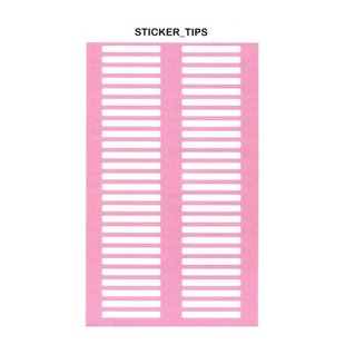 Наклейки на тіпси Sticker Tips, розові 52 шт. 2070463299 фото