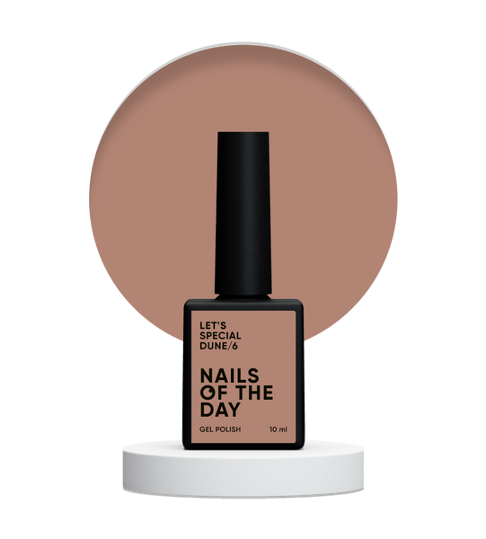 NAILSOFTHEDAY Let’s special Dune/6 — вечірній пісок пустелі гель лак для нігтів, що перекриває в один шар, 10 мл 4822844060004 фото