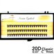Вії Nesura Eyelash Classic 20D, 0,07, вигин C, 9 мм, 60 пучків NV20D09 фото 3