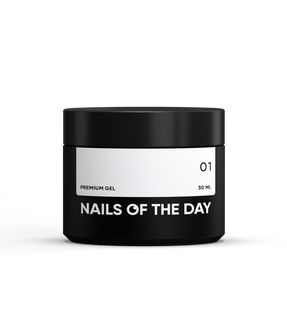 NAILSOFTHEDAY Premium gel clear — прозорий будівельний гель, 30 мл 4824569234531 фото