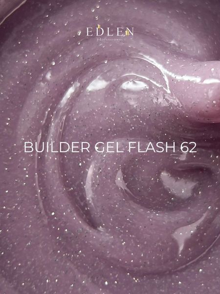 Гель Builder gel Edlen Flash №62, 15 мл 195158140 фото