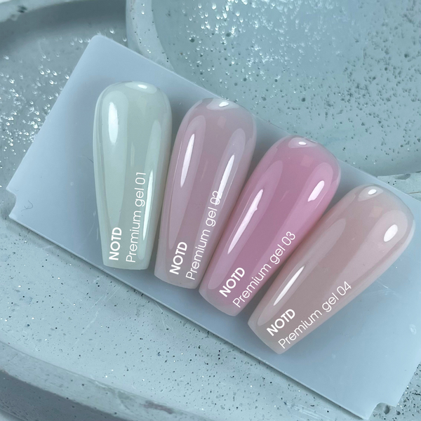 NAILSOFTHEDAY Premium gel clear — прозорий будівельний гель, 30 мл 4824569234531 фото