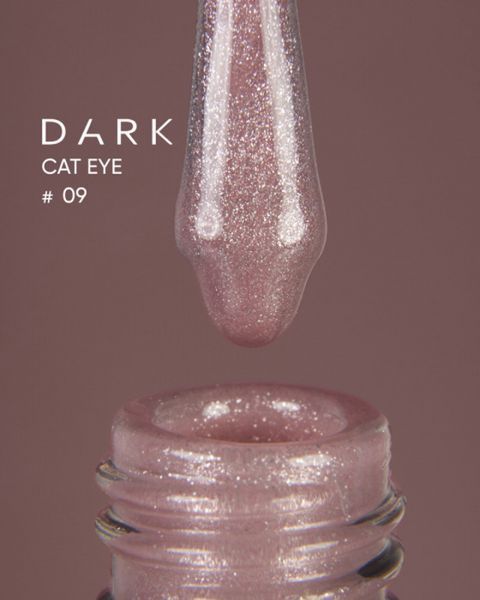 Гель-лак Dark gel polish Cat Eye 09, 10 мл DCE09 фото