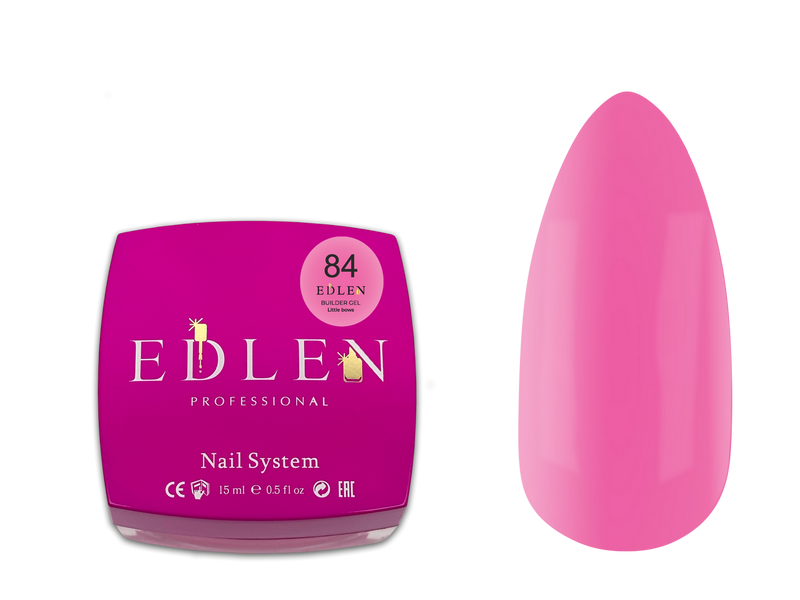 Гель Builder gel Edlen  Little bows №84, 15 мл 195158200 фото