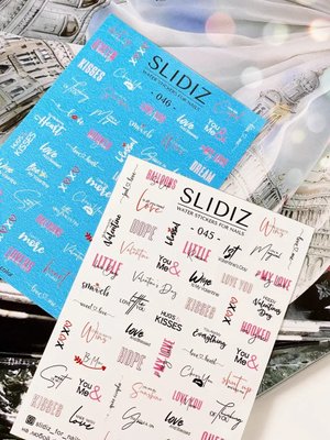 Слайдер-дизайн SLIDIZ водна наклейка для нігтів, №045 1829518270 фото