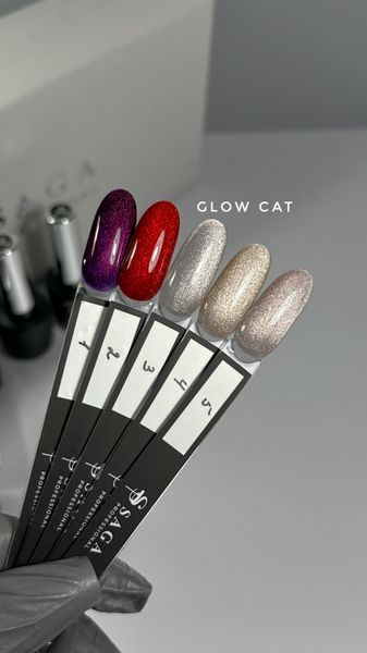 Гель лак Saga Professional GLOW CAT №04, 10 мл SGC04 фото