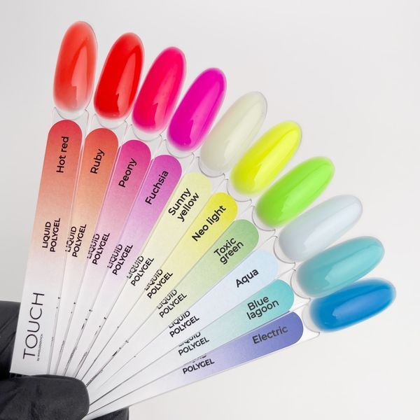 Touch Neon liquid polygel Toxic green, 15 мл TouchNL5 фото