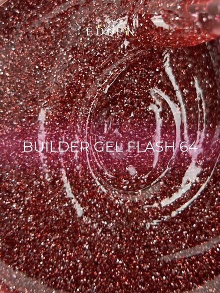 Гель Builder gel Edlen Flash №64, 15 мл 195158144 фото