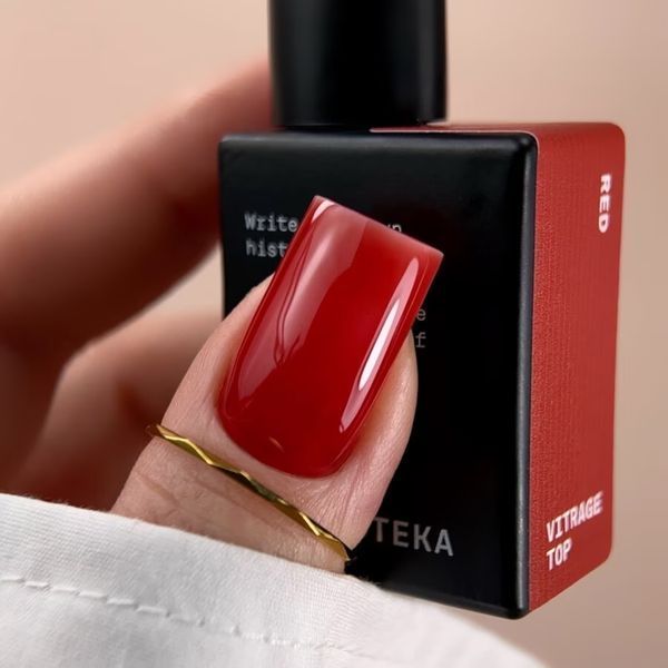 BIBLIOTEKA Cover Top Vitrage Red &ndash; Червоний, 10 мл BRC03 фото