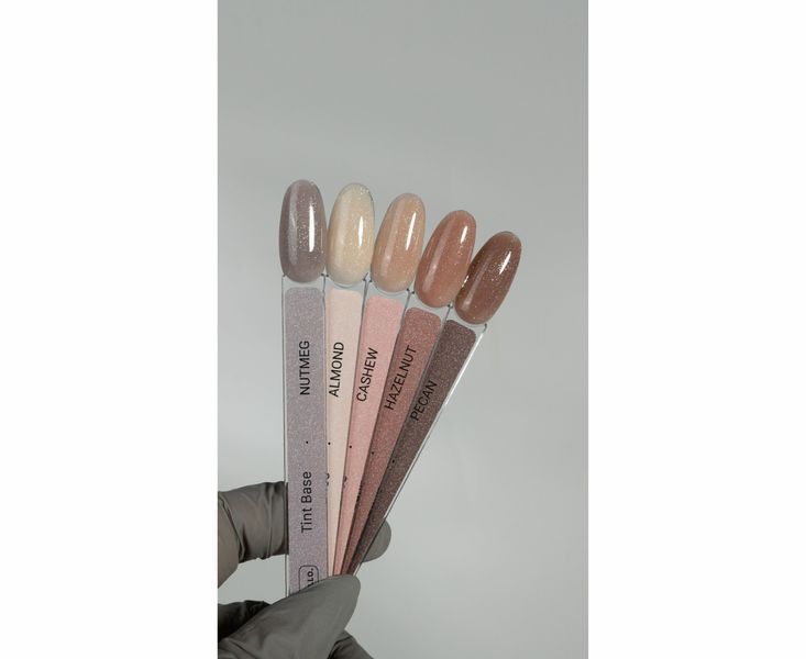 База для нігтів з шимером HEYLOVE Tint Base Nuts CASHEW, 15 мл HL-TB15-085 фото