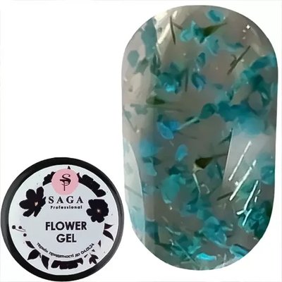 Гель SAGA Flower Fairy Gel №2 із сухоцвітами, 5 мл 1710594518 фото