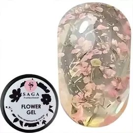 Гель SAGA Flower Fairy Gel №8 із сухоцвітами, 5 мл 1710804286 фото
