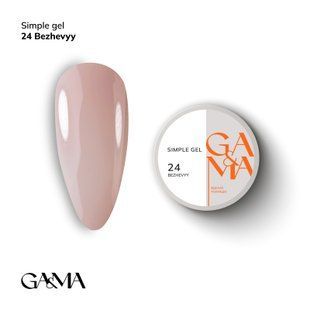 Гель Ga&Ma Simple gel 024, 15мл 1723949005 фото