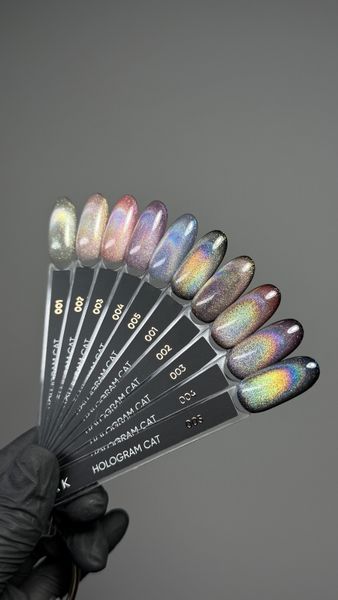 Гель-лак Dark gel polish Hologram cat 01, 6 мл DH01 фото