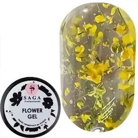 Гель SAGA Flower Fairy Gel №3 із сухоцвітами, 5 мл 1710802077 фото