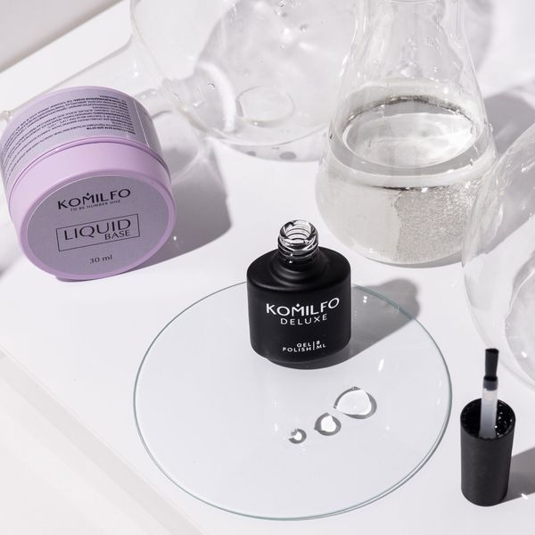 База Komilfo Liquid Base HEMA/TPO free - база для нігтів, 30 мл (гель-банка) 1685340045 фото