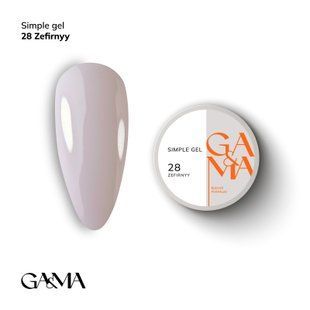 Гель Ga&Ma Simple gel 028, 15мл 1723949008 фото