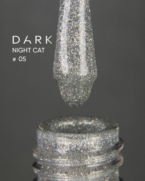 Dark gel polish Night Cat 05, 10 ml DarkNightCat5 фото