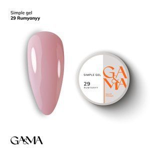 Гель Ga&Ma Simple gel 029, 15мл 1723949009 фото