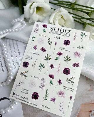 Слайдер-дизайн SLIDIZ водна наклейка для нігтів, №134 1829724856 фото